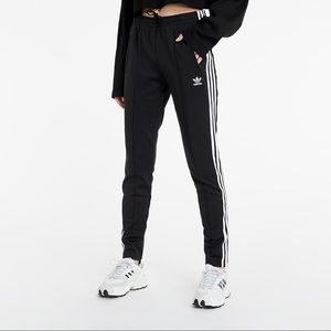ADIDAS BLACK TRACK PANTS
